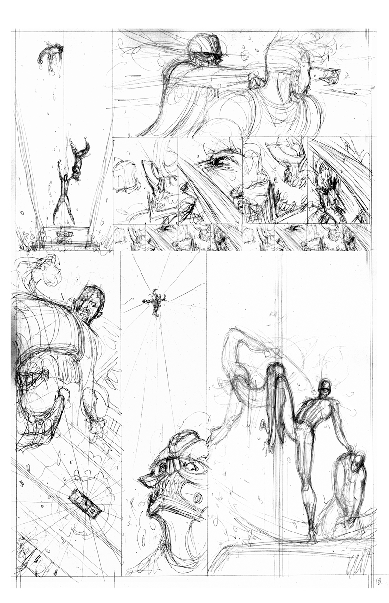 Illustration for article titled Marvel artists walk through the creation of kickass fight sequences in comics